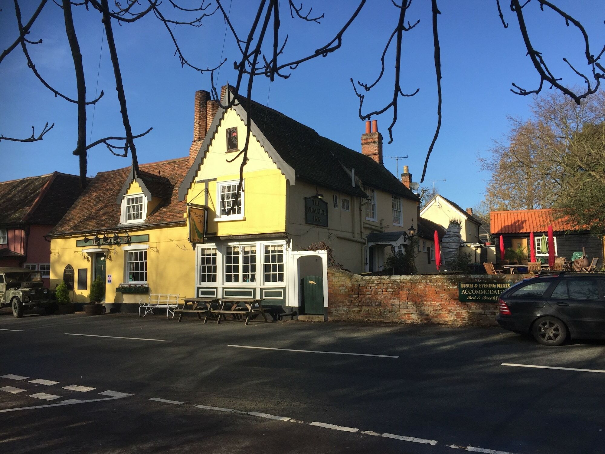 The Peacock Inn Chelsworth Eksteriør billede